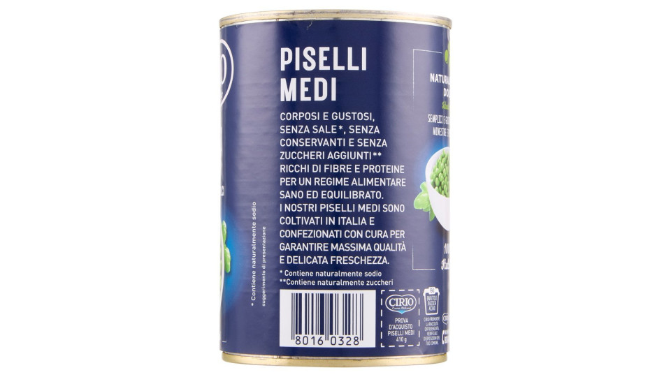 Cirio I piselli medi