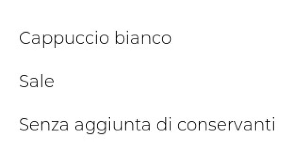 Il Picchio Crauti al naturale