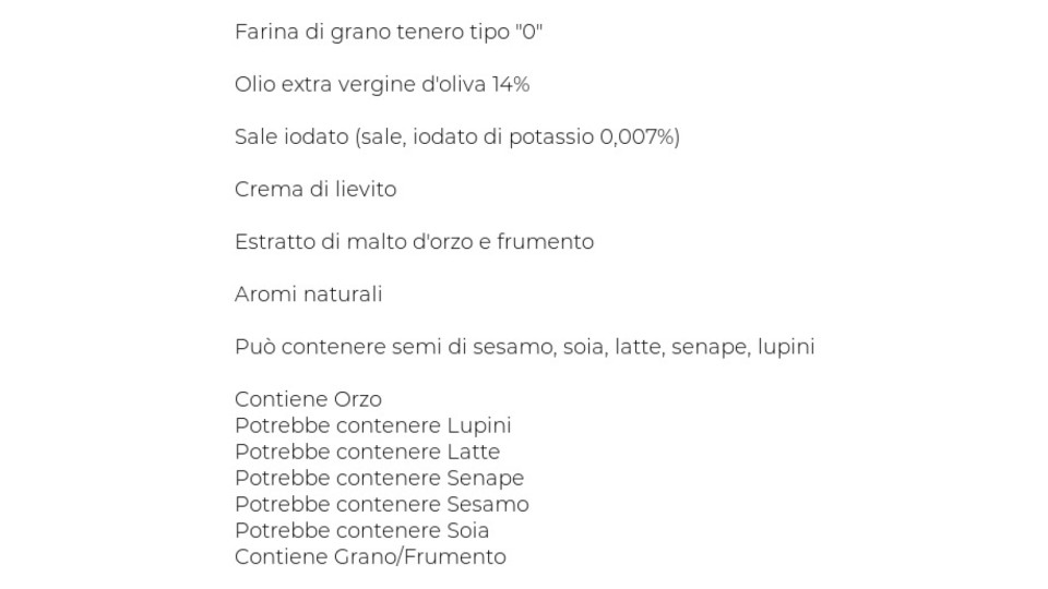 GrissinBon Gongoli gusto Classico