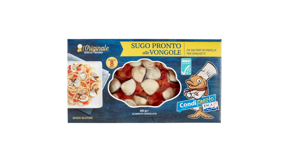 SUGO PRONTO ALLE VONGOLE S/G