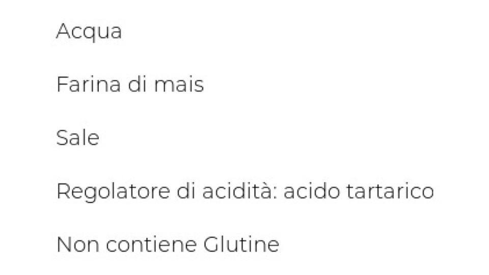 Polenta Valsugana Già Pronta