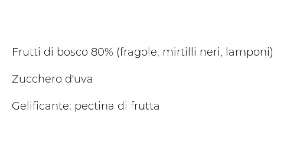 Zuegg 100% da Frutta Frutti di Bosco