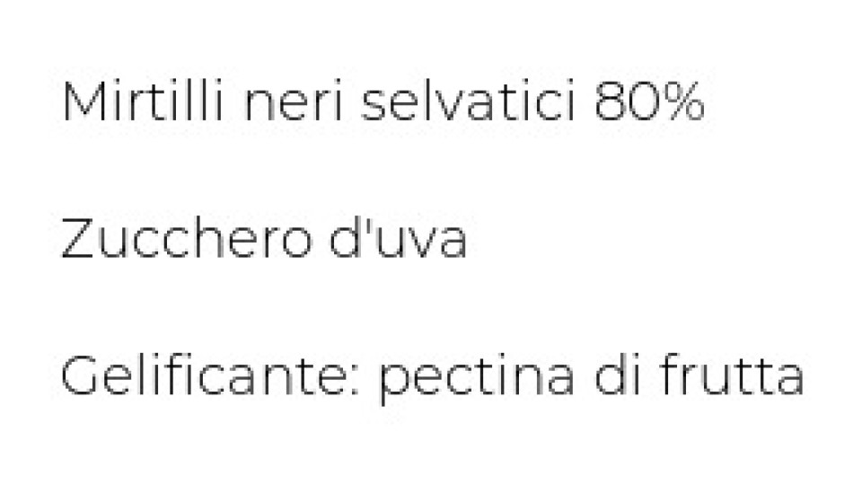 Zuegg 100% da Frutta Mirtilli Selvatici