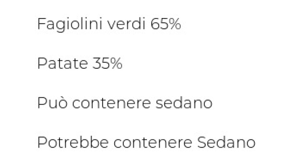 Bonduelle Natura in Padella Fagiolini e patate