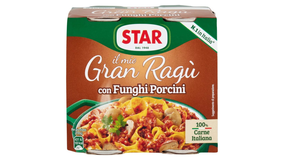 Star Il Mio Gran Ragù con Funghi Porcini