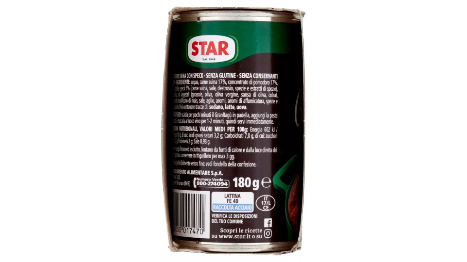Star Il Mio Gran Ragù con Speck