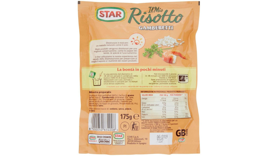 Star - Risotto Cremoso Gamberetti