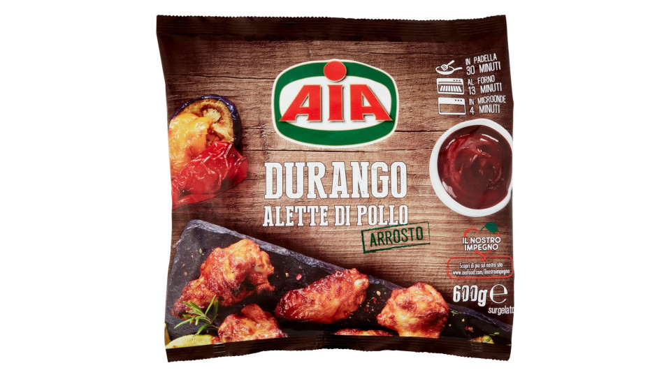 AIA Durango alette di pollo cotte arrosto 
