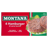 Montana 4 Hamburger naturali surgelati
