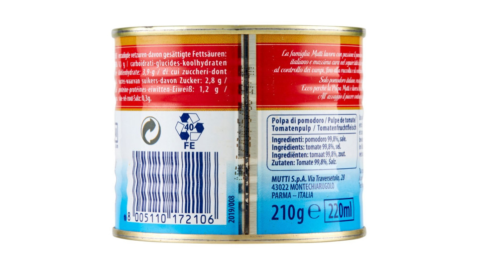 Mutti Polpa di Pomodoro