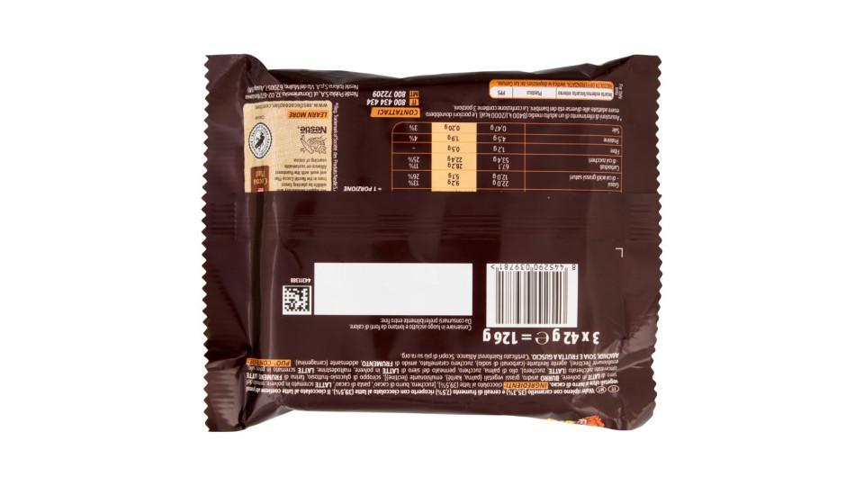 NESTLÉ LION Snack con wafer toffee e cereali ricoperti di cioccolato al latte 3 snack da