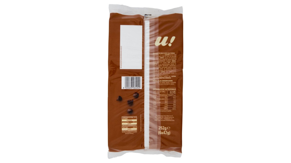 Carrefour Muffin al Cacao con gocce di cioccolato