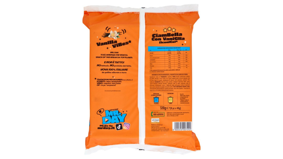Mr.Day ciambelle con vaniglia naturale da bacche
