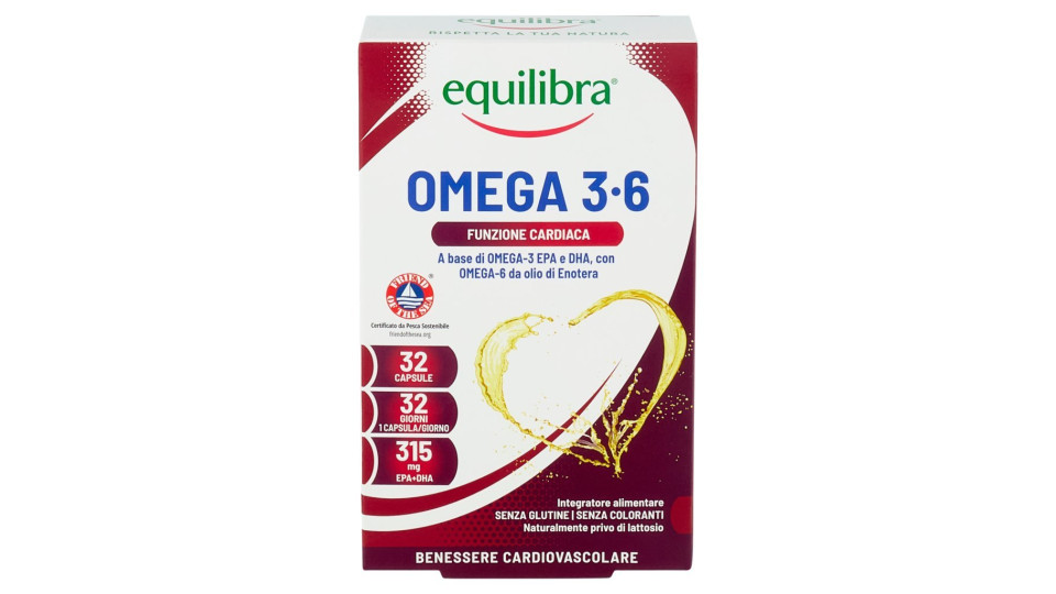 Equilibra Omega 3-6 32 capsule