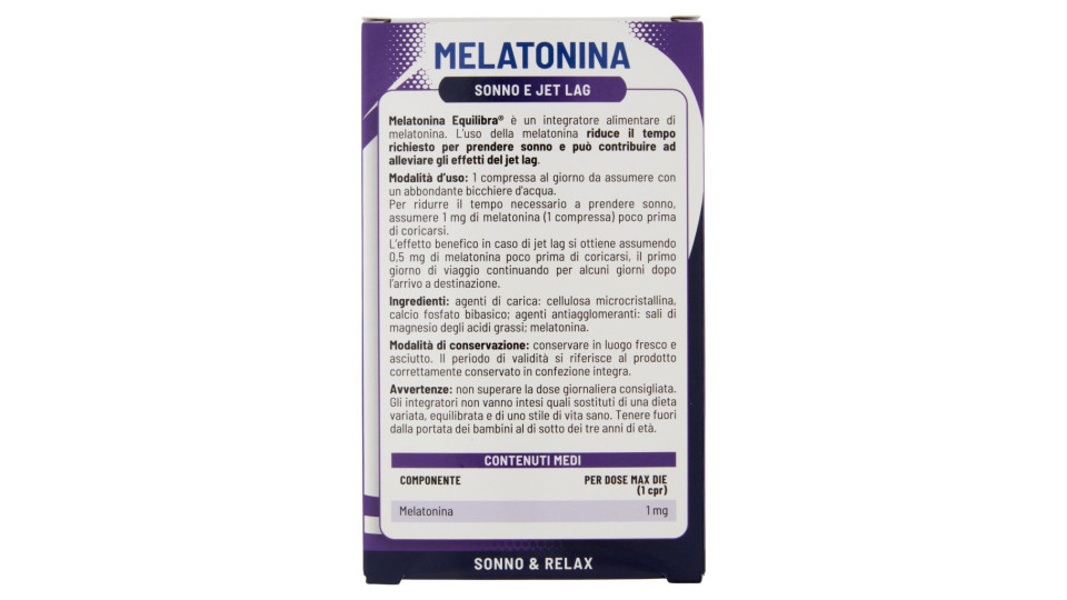 equilibra Melatonina 75 compresse