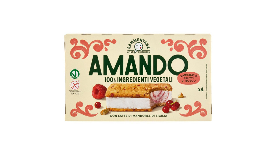 Sammontana, Amando biscotto gelato con frutti di bosco