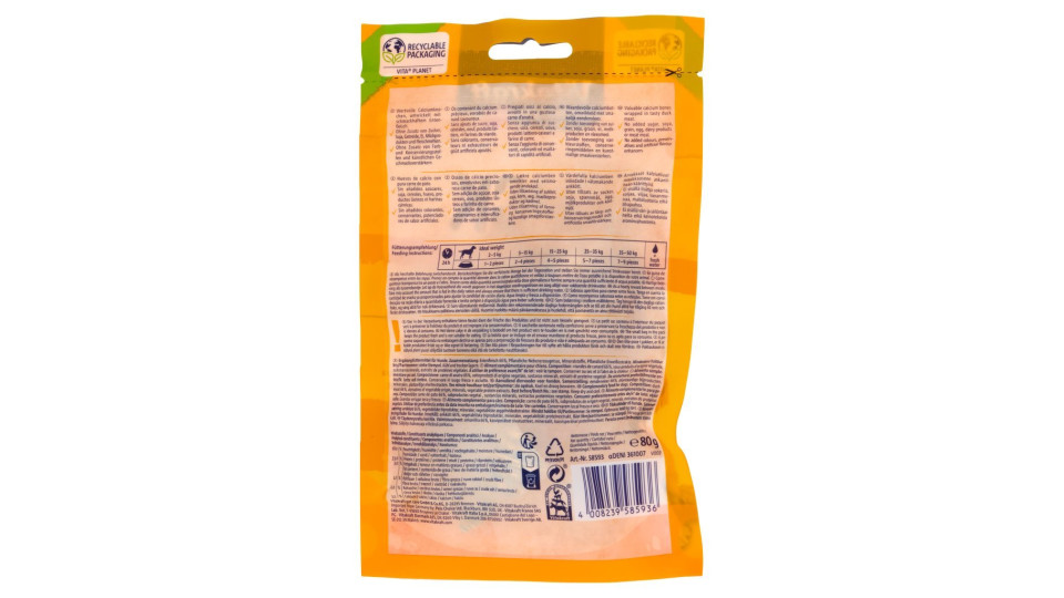 Vitakraft pure Duck Bonas Ossi al calcio con carne di anatra