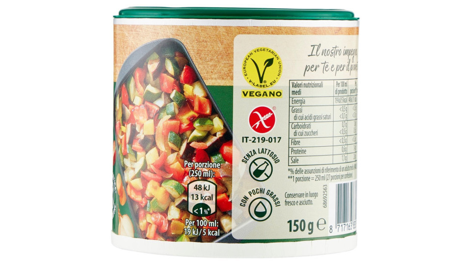 Brodo vegetale granulare