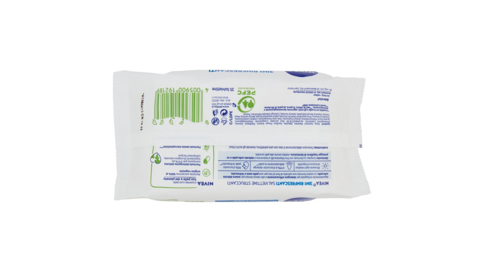 Nivea Salviettine Struccanti 3-in-1 Rinfrescanti Pelli Normali e Miste