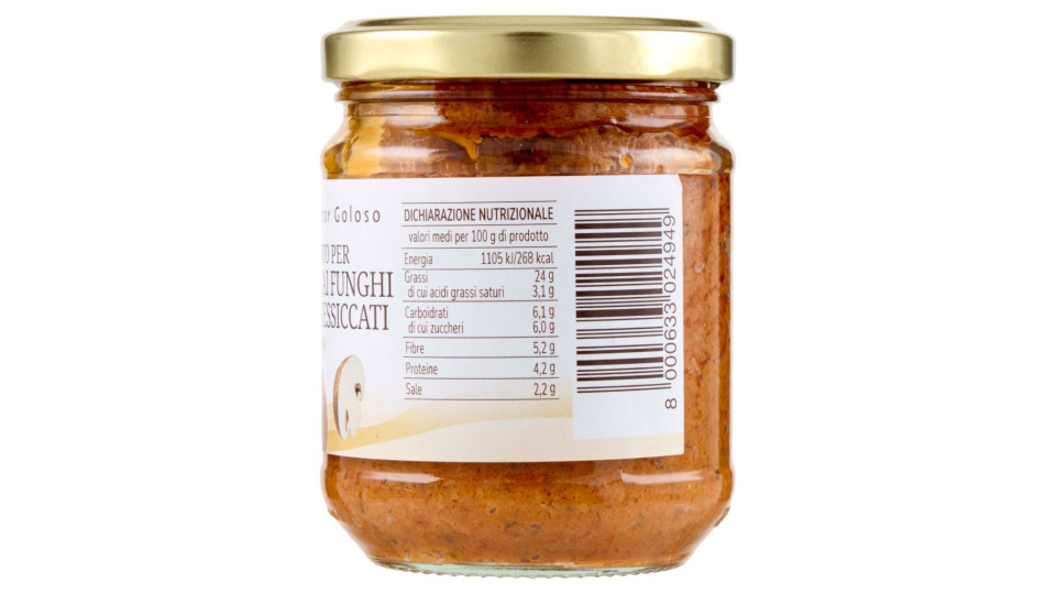 BRUSCHETTA CON FUNGHI E POMODORI ESSICCATI 180 GR il Viaggiator Goloso