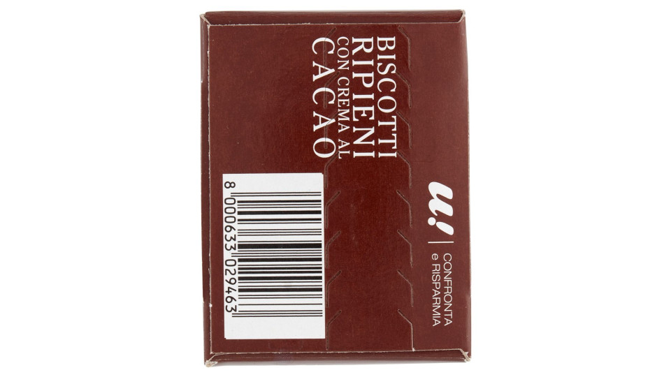 BISCOTTI RIPIENI CON CREMA AL CACAO U! Confronta & Risparmia