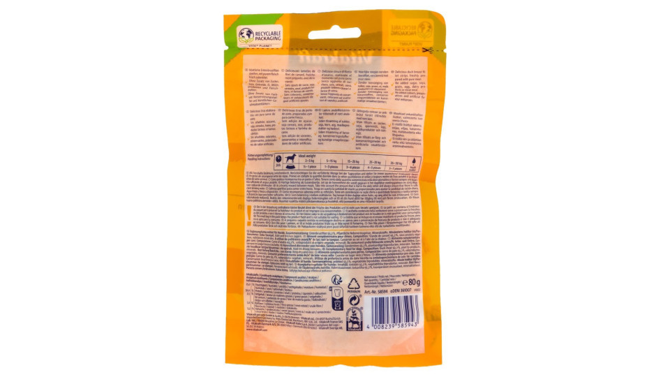 Vitakraft pure Duck Strisce di carne di anatra