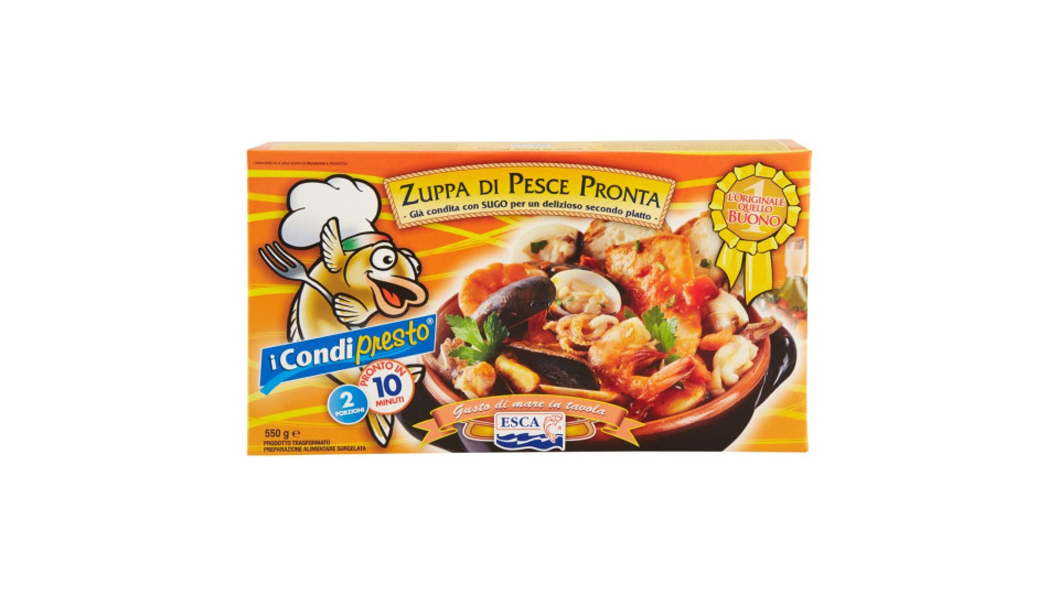 Esca I Condipresto Zuppa di pesce pronta