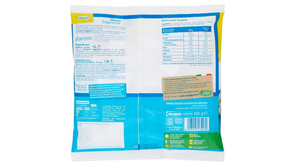 Orogel Il Benessere Leggerezza Surgelati