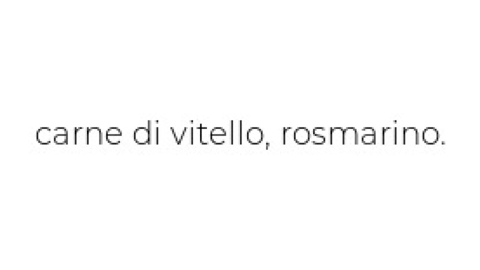 Arrosto Scelto di Vitello 900 g Ca