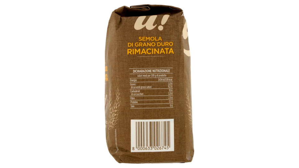 Farina di semola di grano duro Ecor