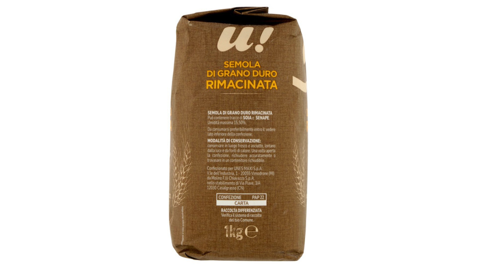 Farina di semola di grano duro Ecor