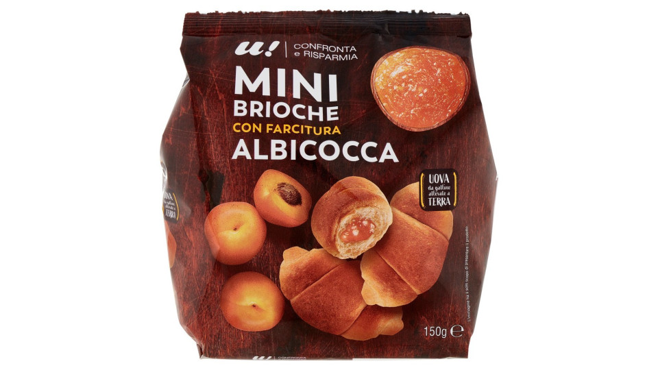 MINIBRIOCHE CON FARCITURA ALL'ALBICOCCA U! Confronta & Risparmia