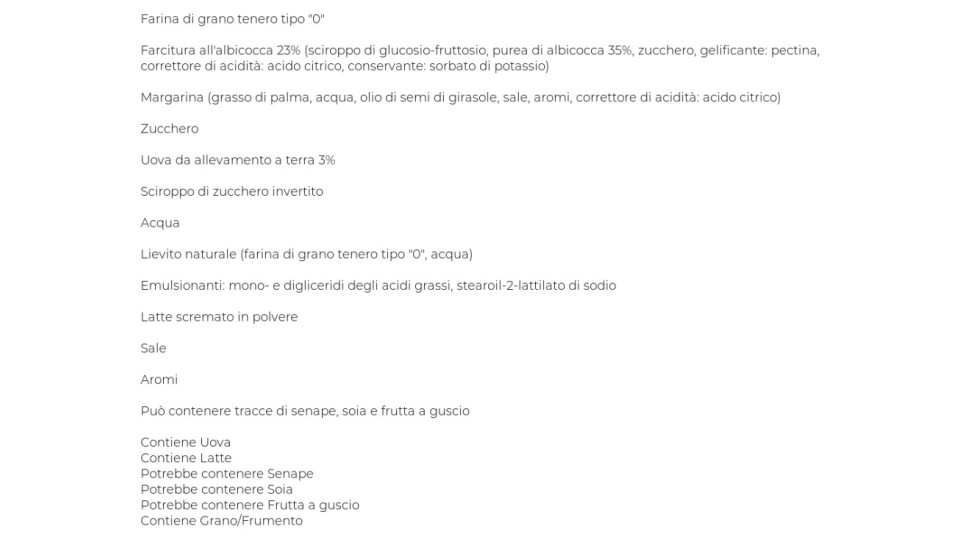 MINIBRIOCHE CON FARCITURA ALL'ALBICOCCA U! Confronta & Risparmia