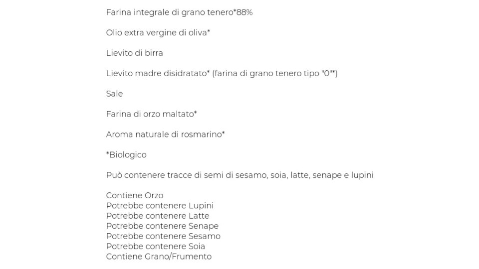 MINI GRISSINI INTEGRALI il Viaggiator Goloso BIO