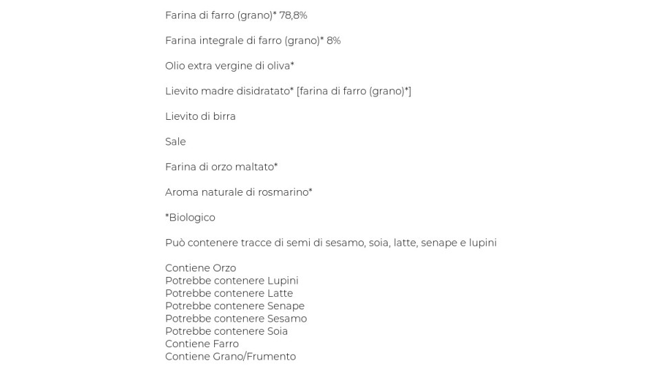 MINI GRISSINI FARRO il Viaggiator Goloso BIO