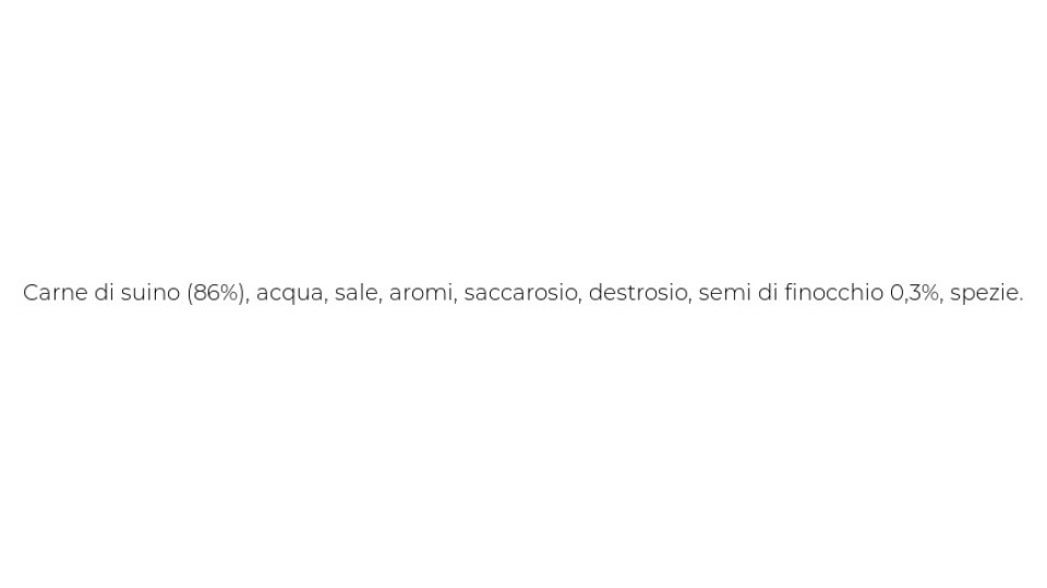 SALSICCIA AL FINOCCHIO