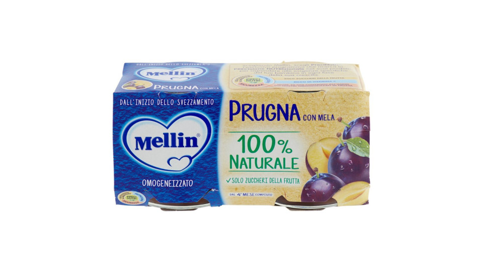Mellin Omogeneizzato Prugna con Mela