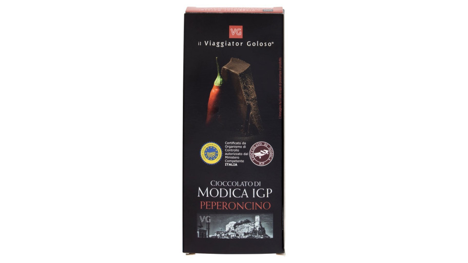 CIOCCOLATO DI MODICA PEPERONCINO il Viaggiator Goloso