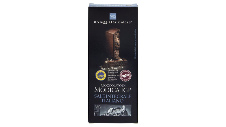 CIOCCOLATO DI MODICA SALE INTEGRALE DI SICILIA il Viaggiator Goloso
