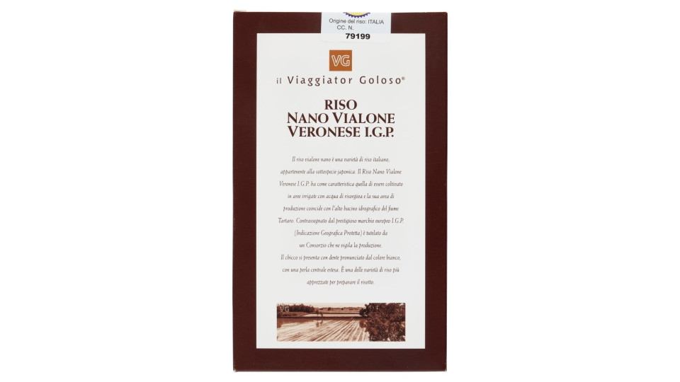 RISO NANO VIALONE VERONESE I.G.P il Viaggiator Goloso