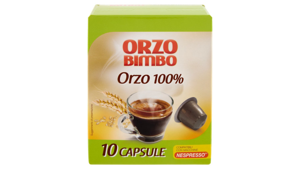 Orzo Bimbo Orzo 100% 10 capsule