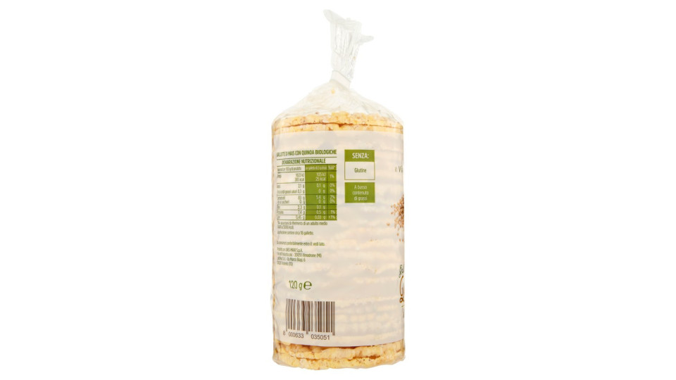 Gallette di quinoa il Viaggiator Goloso Bio