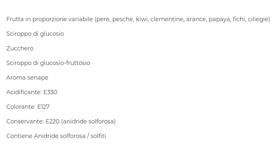 Vergani Mostarda Frutta Mista