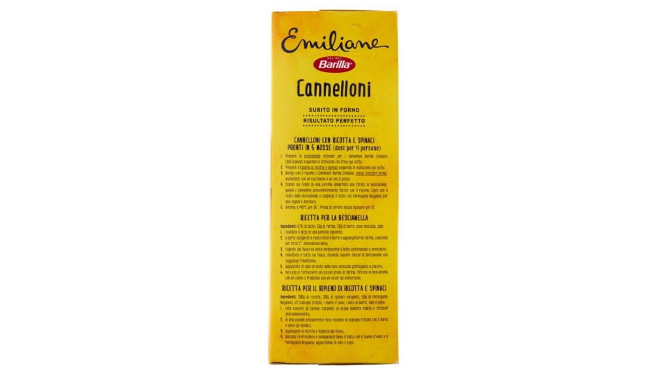 Barilla Emiliane Cannelloni all'uovo