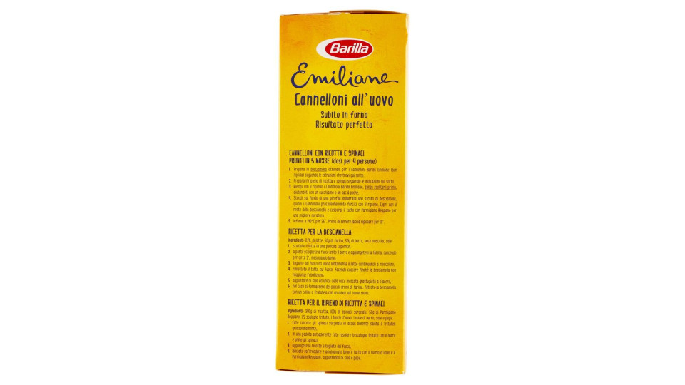Barilla Emiliane Cannelloni all'uovo