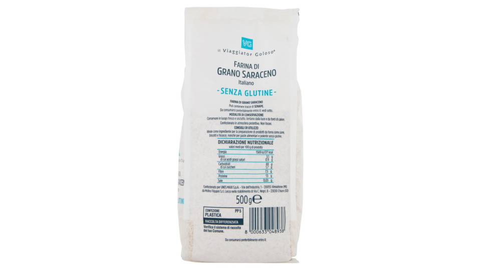 Farina di grano saraceno senza glutine BIOvitagral