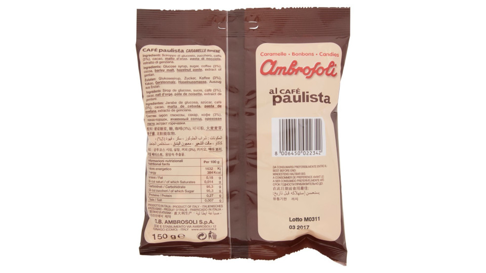 Ambrosoli Caramelle al Café paulista