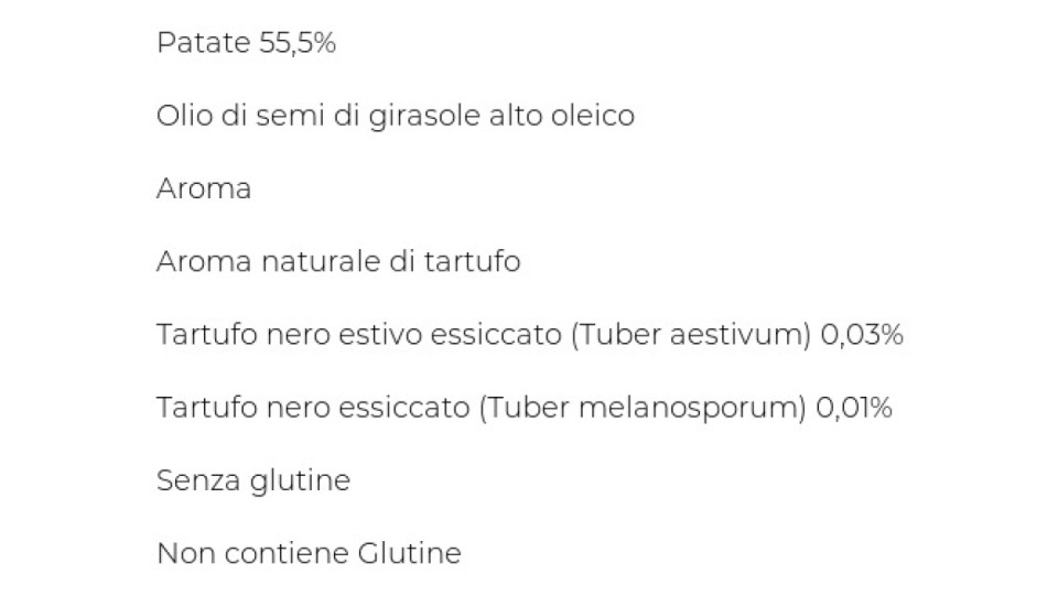 PATATINE AL TARTUFO