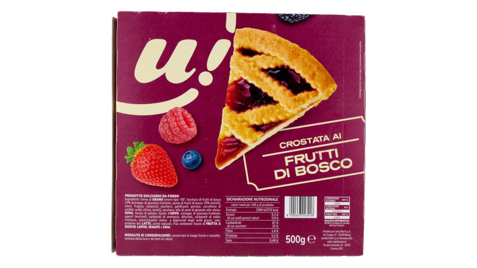 Crostata ai frutti di bosco U! Confronta & Risparmia