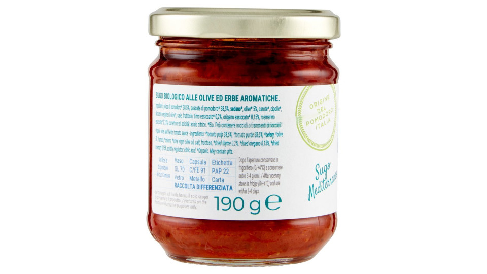 Sugo Mediterraneo sanovegan